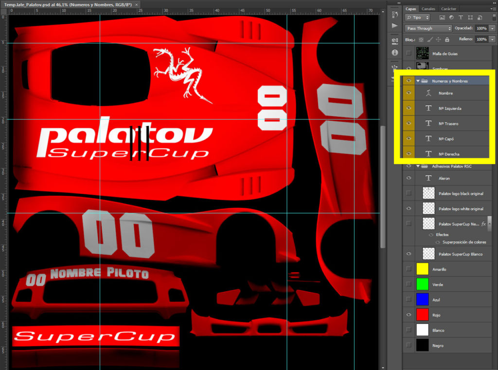 Templates y Pinturas Super Copa Palatov