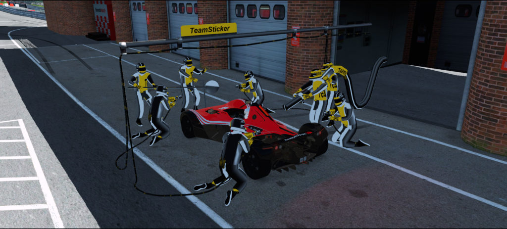 PitCrew, Equipo de mecánicos para rFactor2