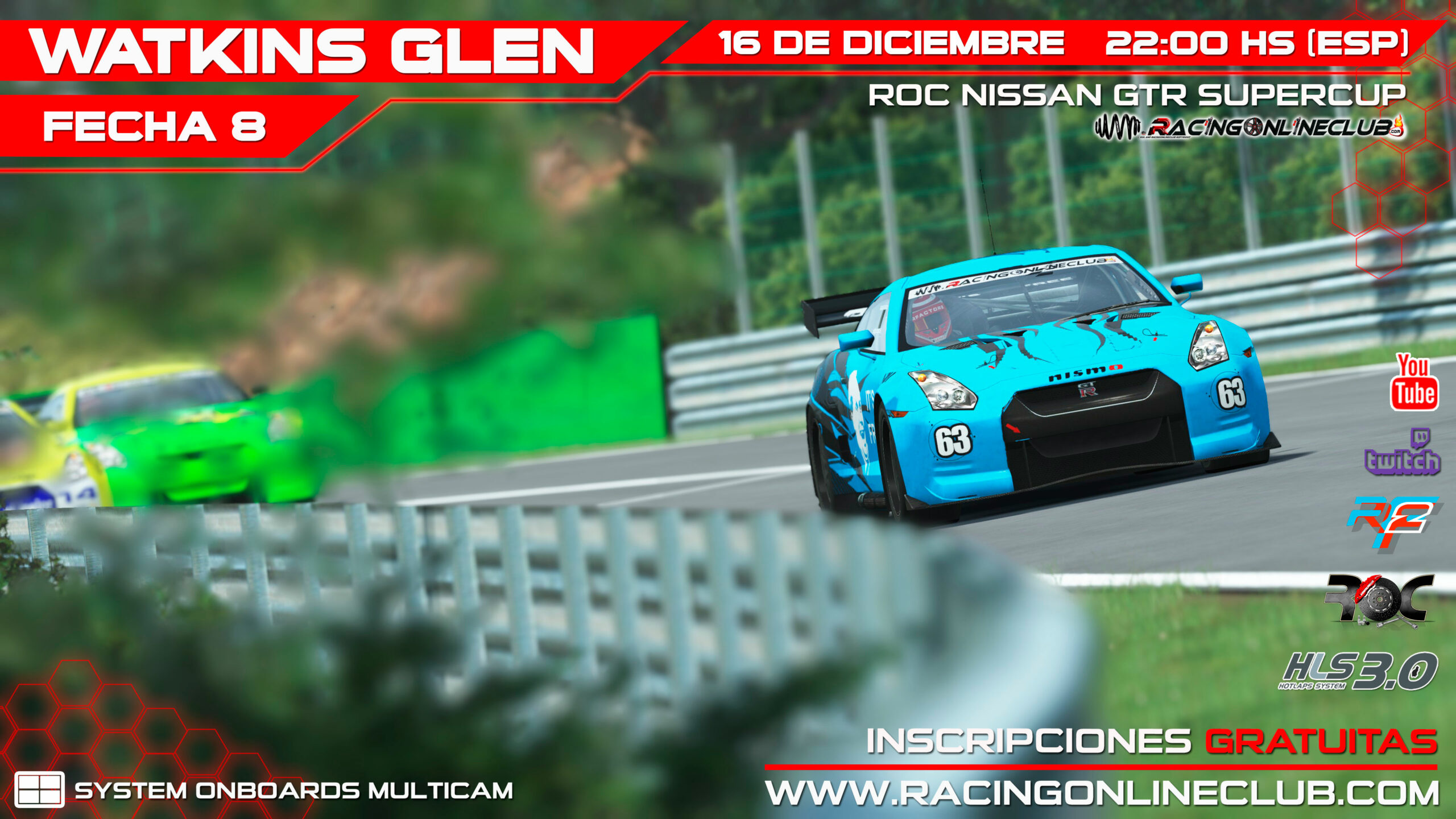 rFactor 2 Nissan GTR